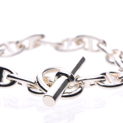 Hermes Sterling Silver Chaine d'Ancre Bracelet Small 22 4 of 7