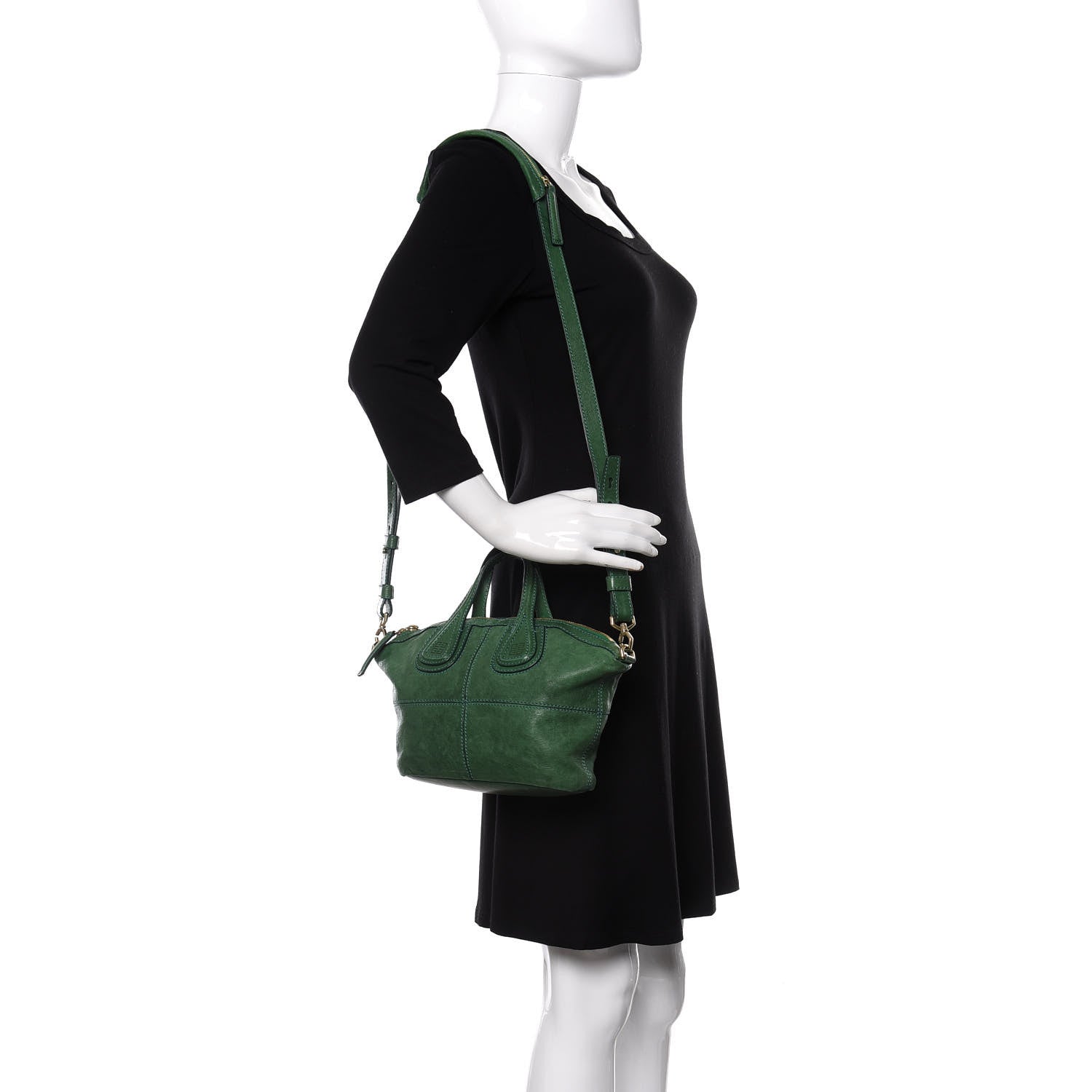 Givenchy Lambskin Micro Zanzi Nightingale Emerald 2 of 10