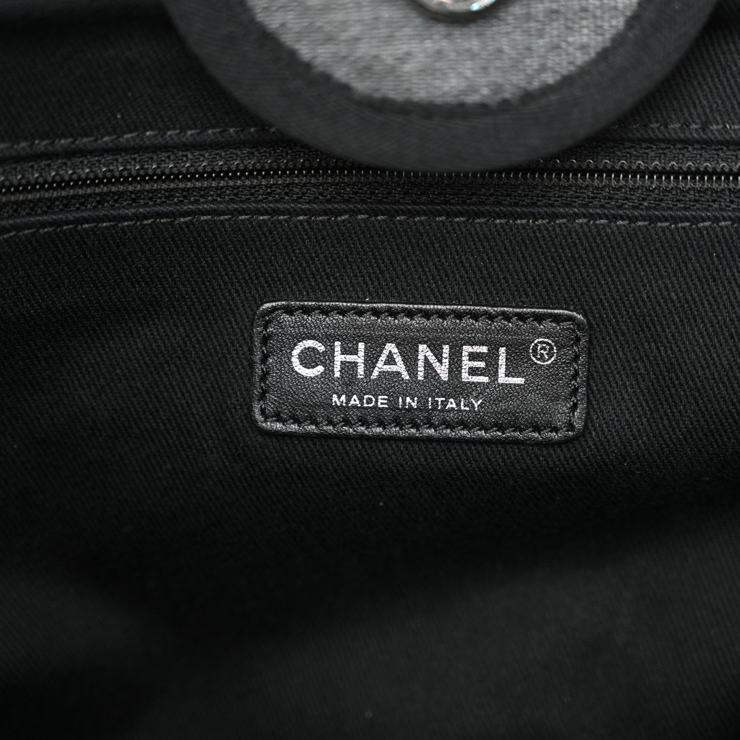 Chanel Canvas Medium Deauville Tote Grey 6 of 11