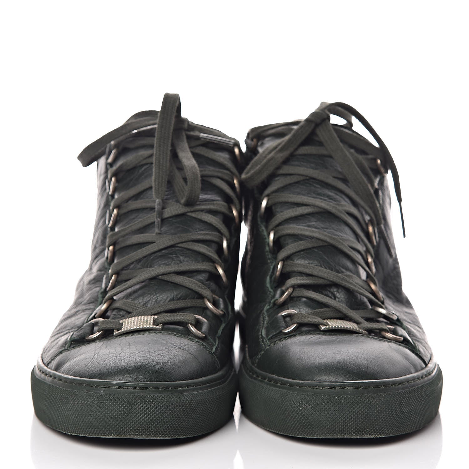Balenciaga Chevre Hamilton Mens High Top Sneakers 42 Vert 2 of 14