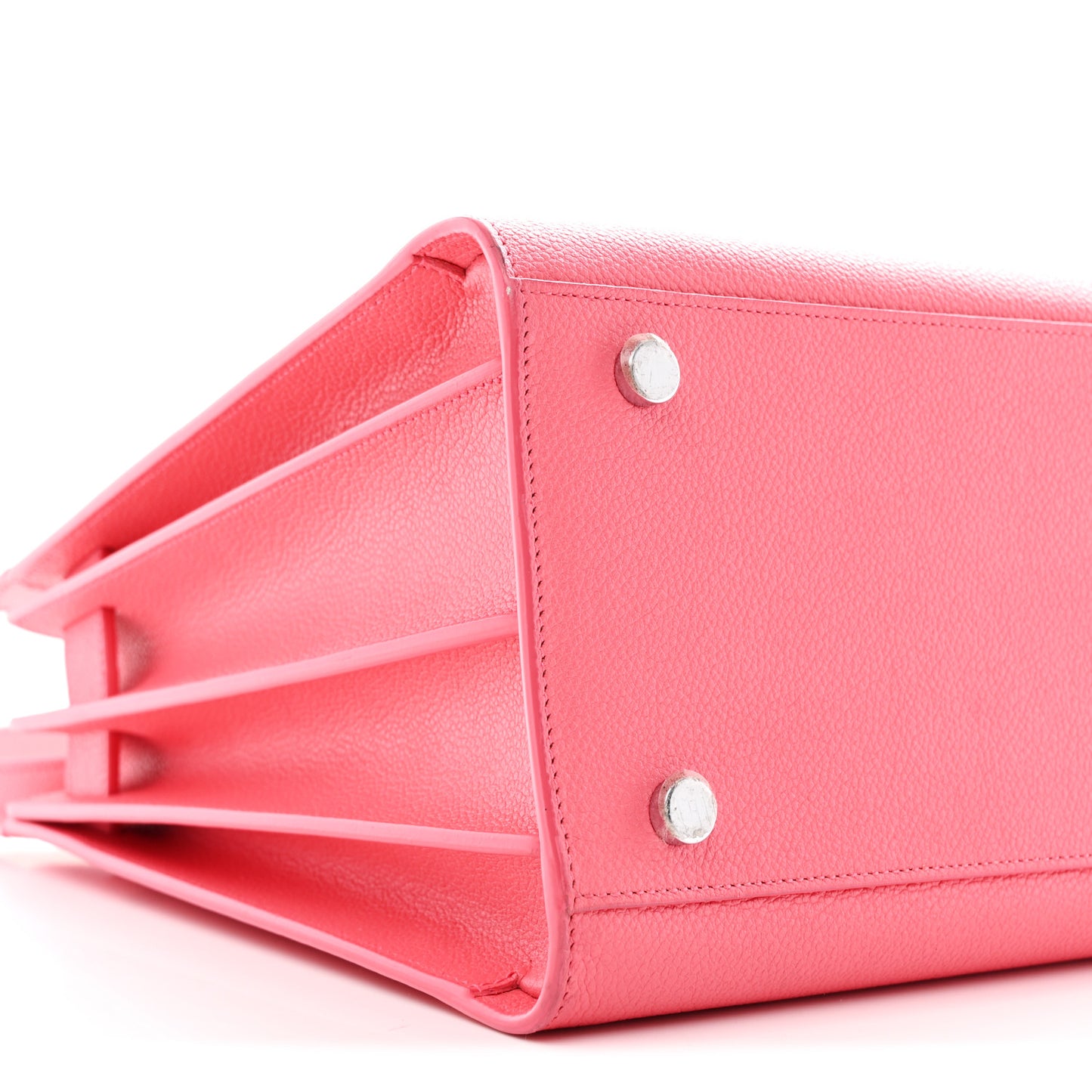 Grained Calfskin Small Sac De Jour Rose Clair