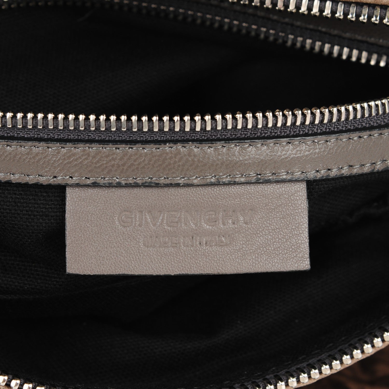 Givenchy Tumbled Sheepskin Medium Pandora Charcoal 7 of 8