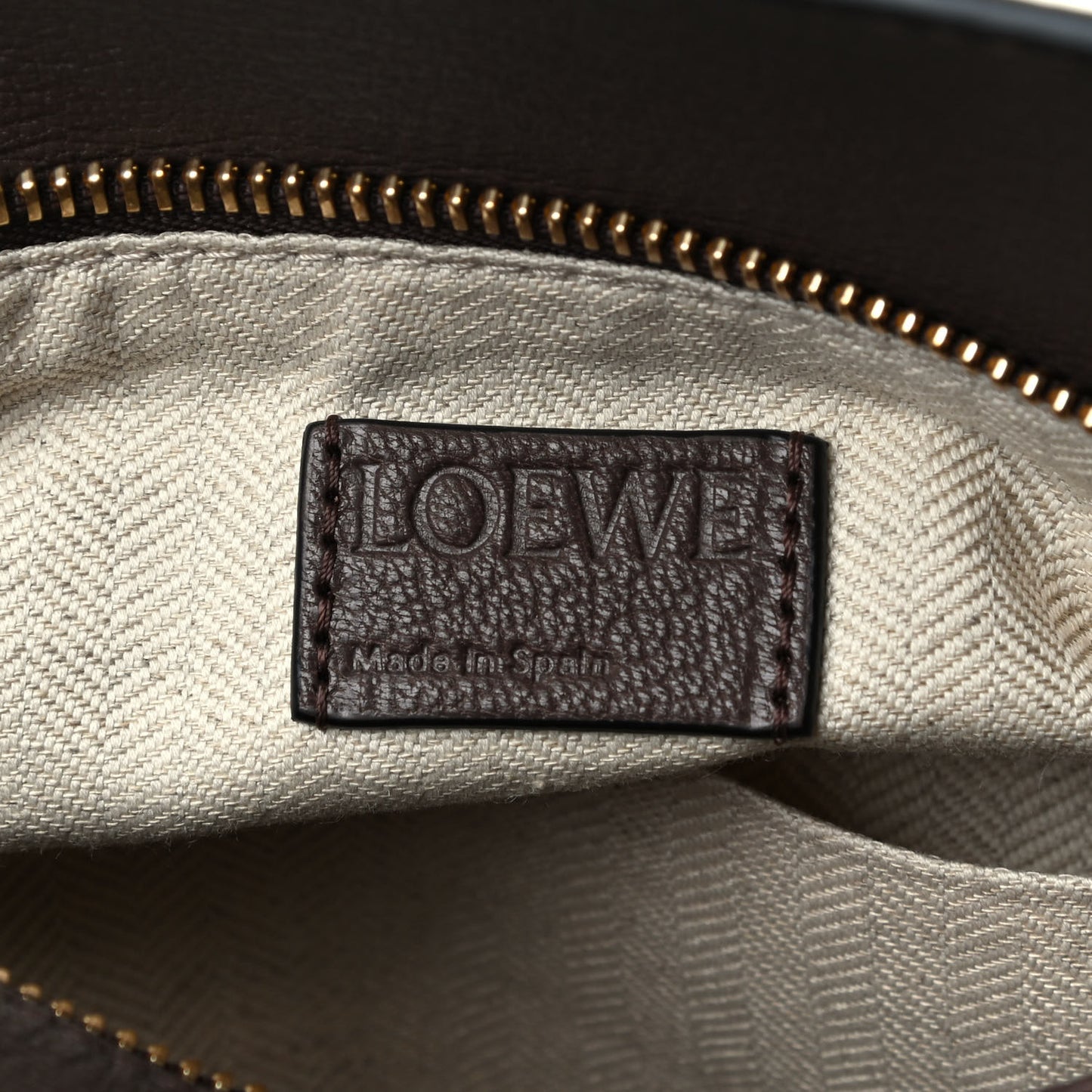 Calfskin Small Puzzle Bag Dark Taupe