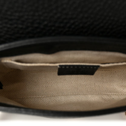 Gucci Pebbled Calfskin Small Soho Flap Crossbody Black 5 of 11