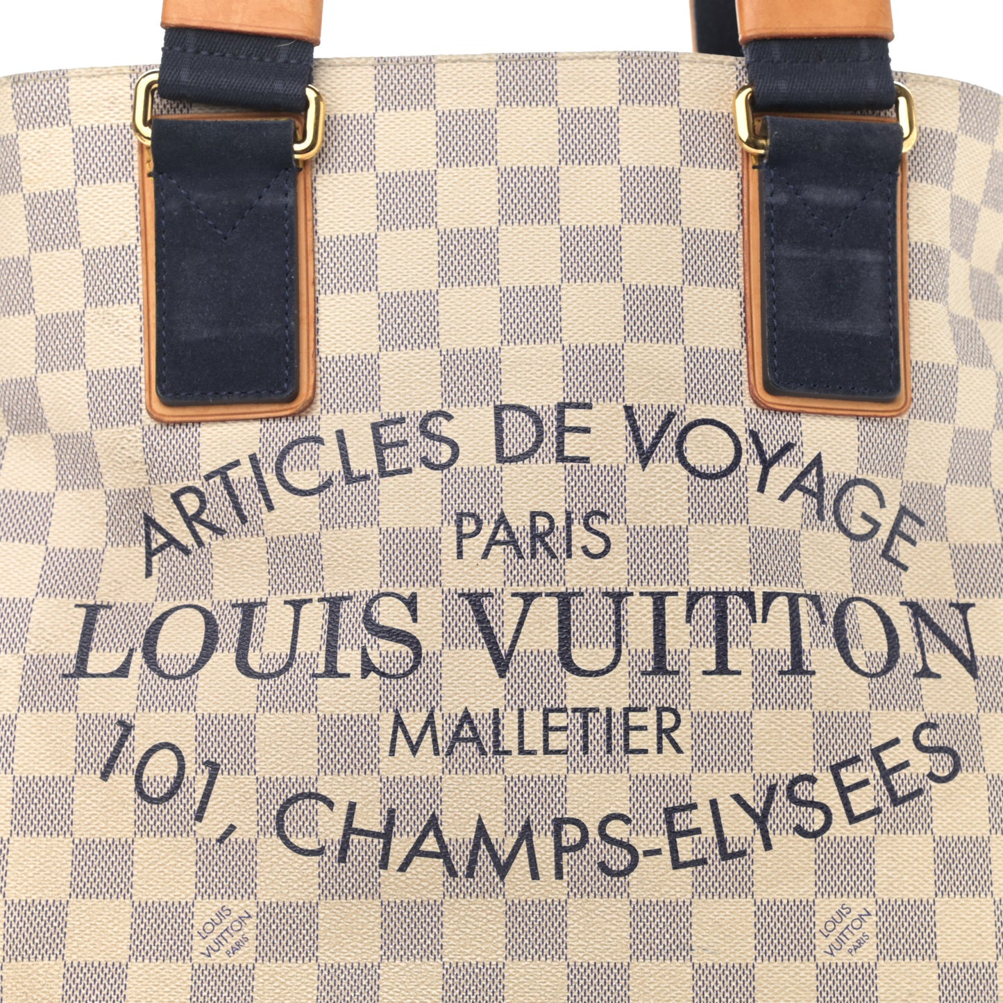 Damier Azur Beach Cabas PM
