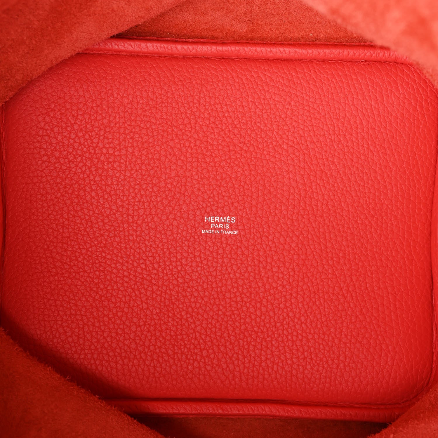 Hermes Taurillon Clemence Picotin Lock 22 MM Rouge De Coeur 5 of 9
