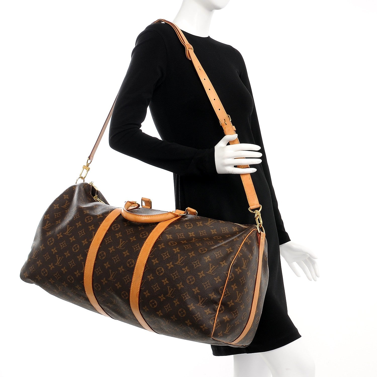 Louis Vuitton Monogram Keepall Bandouliere 55 2 of 12