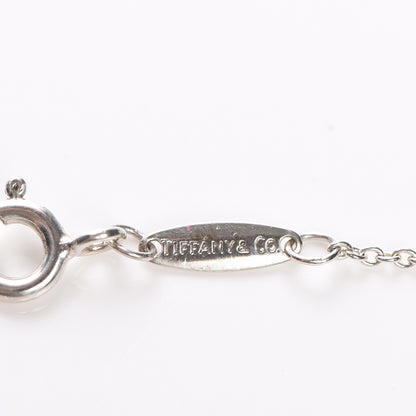Tiffany Sterling Silver Diamond .05ct Elsa Peretti Diamonds by the Yard Bracelet 8 of 10