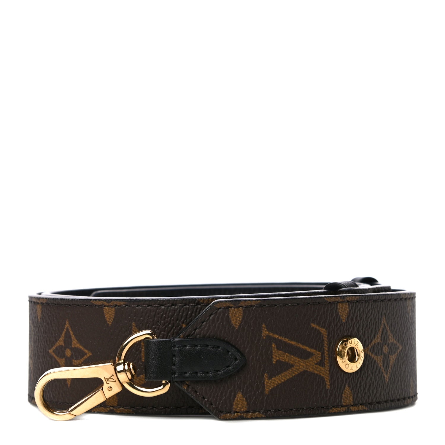 Louis Vuitton Monogram Adjustable Bandouliere Shoulder Strap Black 1 of 8