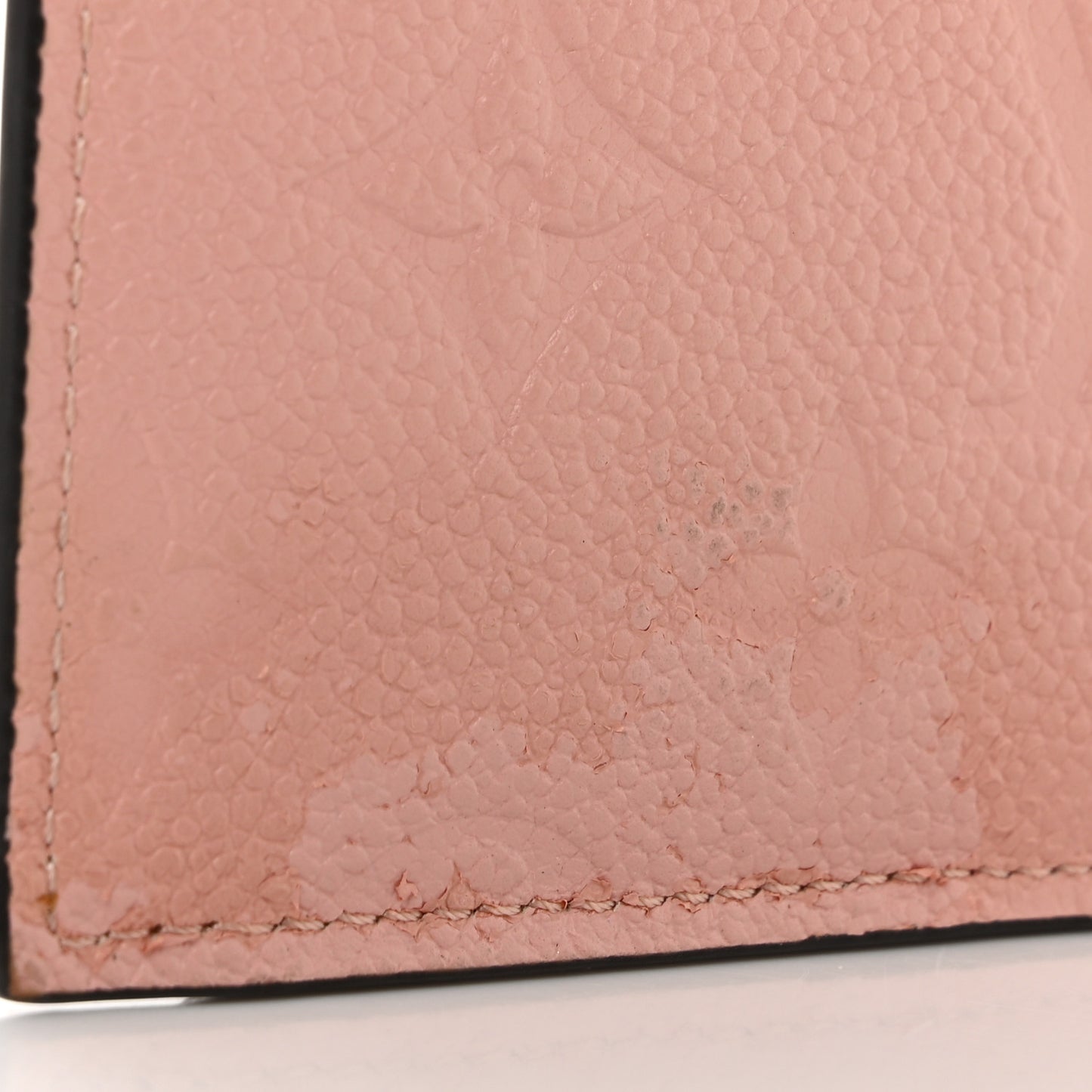 Empreinte Zipper Card Holder Rose Poudre