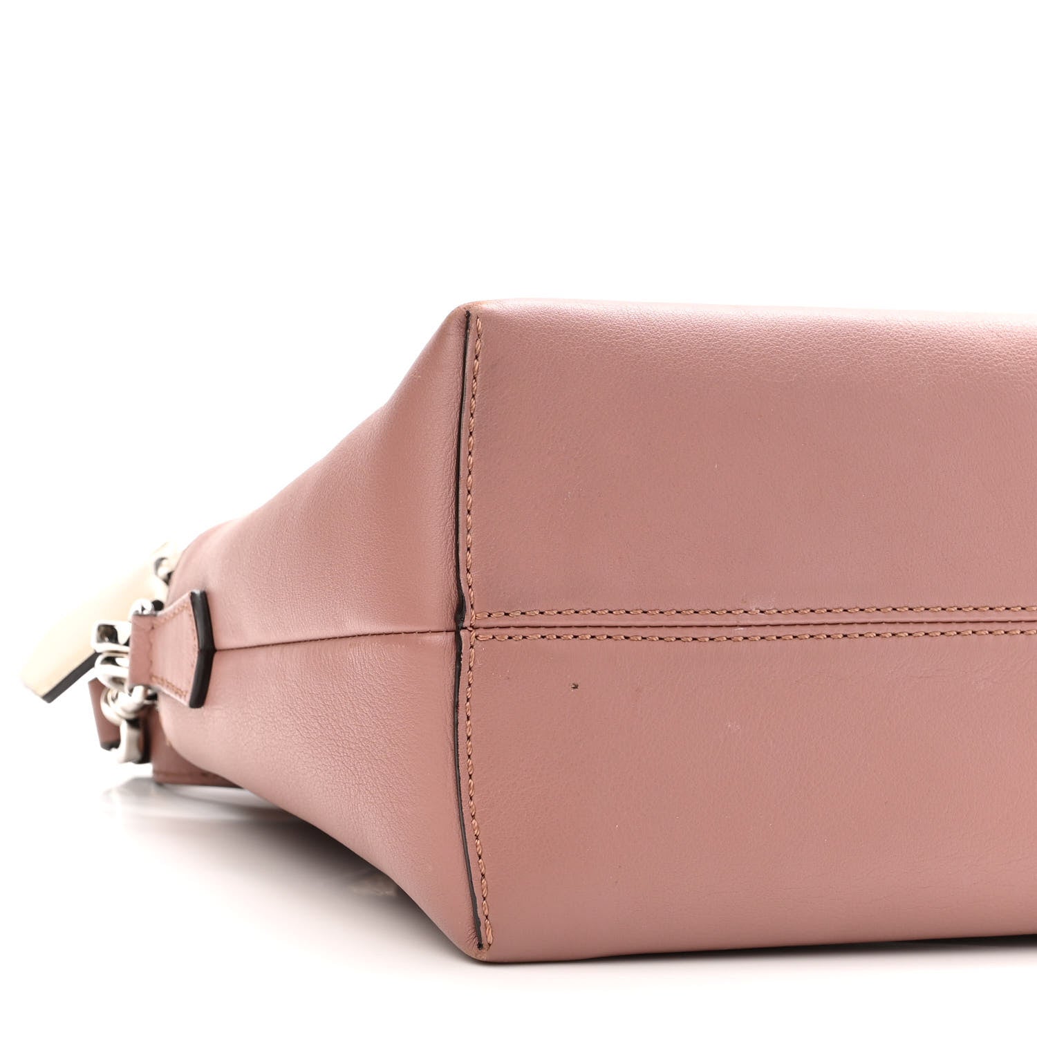Fendi Vitello Dolce 4 Color Medium By The Way Boston Bag English Rose Latte Multicolor 11 of 12