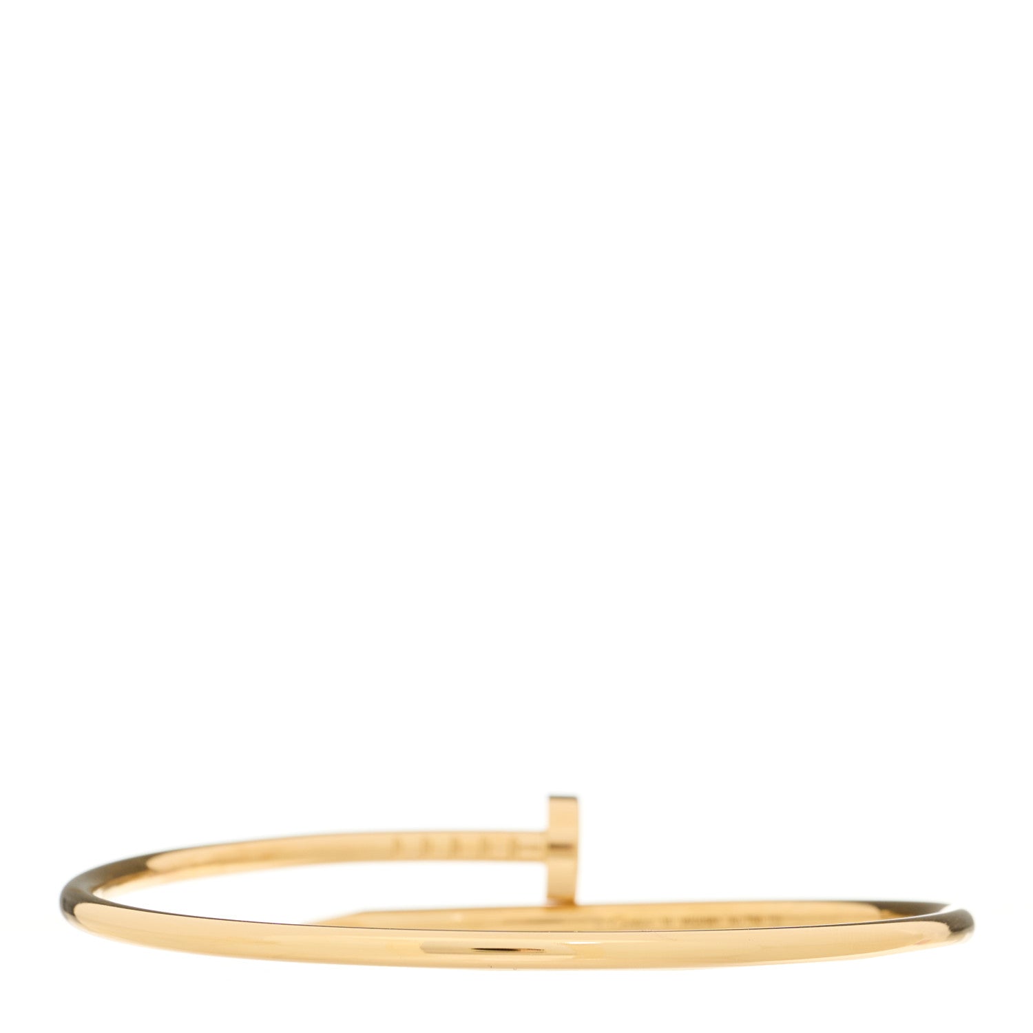 Cartier 18K Yellow Gold Small Juste Un Clou Bracelet 16 2 of 5