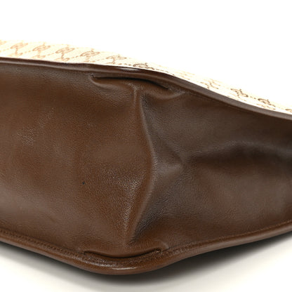 Gucci Monogram Calfskin Large Horsebit 1955 Tote Bag Beige Brown Sugar 9 of 9