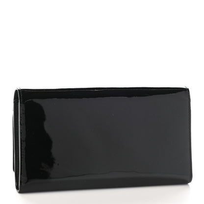 Louis Vuitton Patent Louise Clutch Black 2 of 9