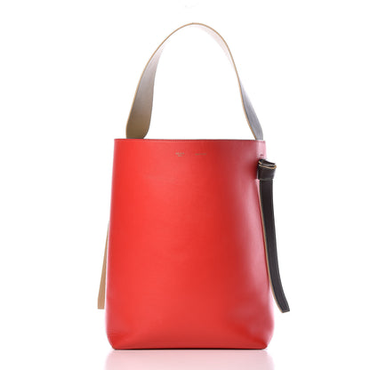 Celine Shiny Smooth Calfskin Small Twisted Cabas Chili Pale Pink 3 of 14