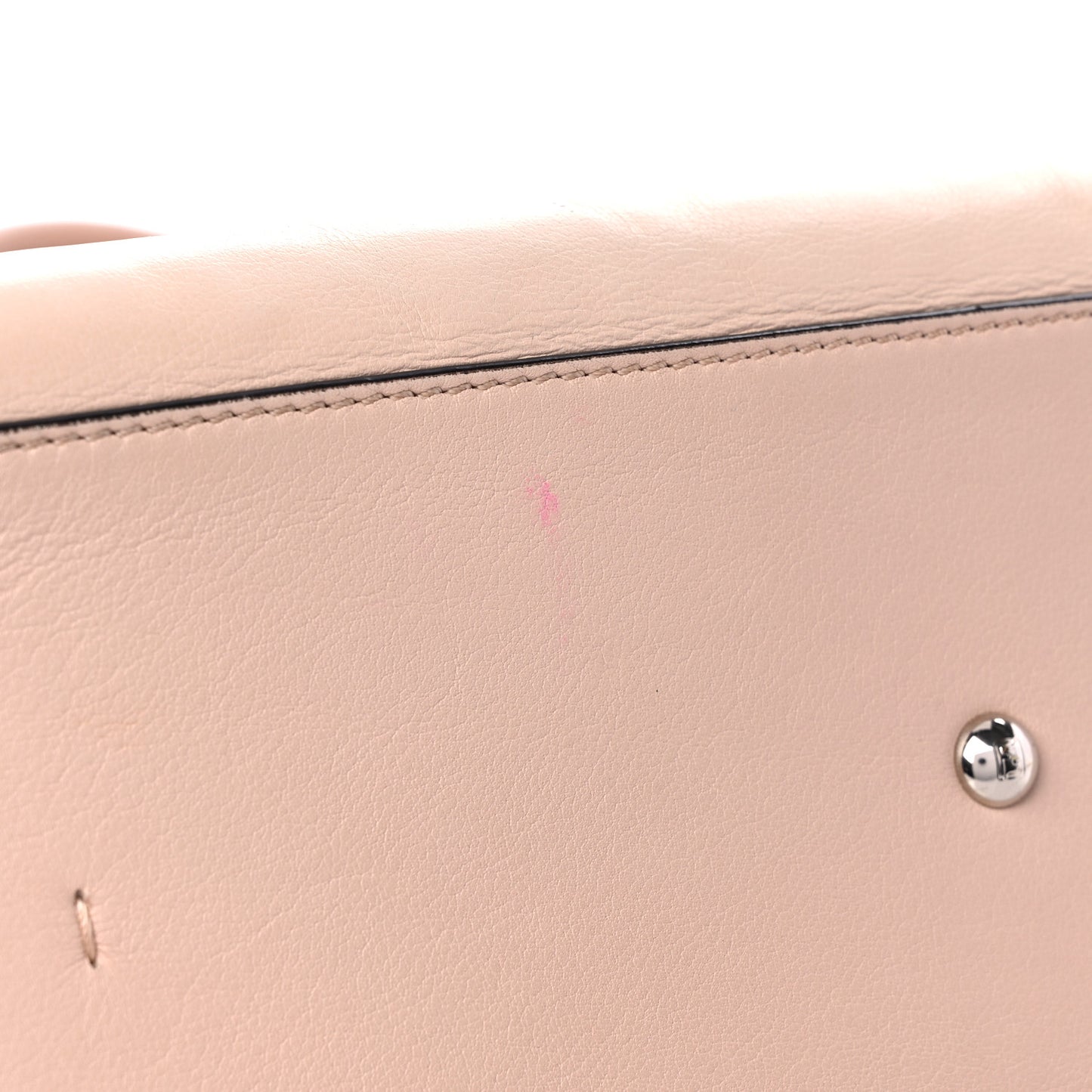 Vitello Dolce Shiny Nappa Petite 3Jours Tote Beige Chantilly