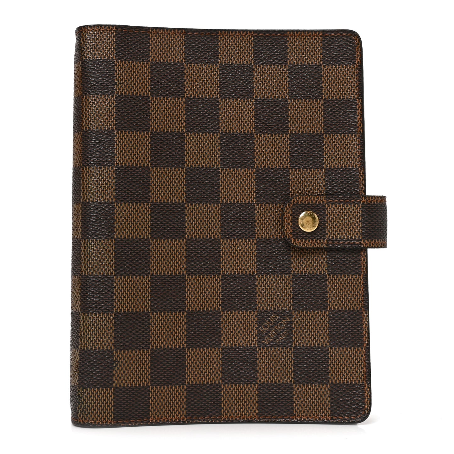 Damier Ebene Medium Ring Agenda Cover