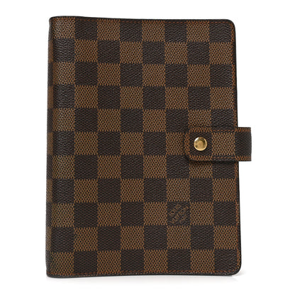 Louis Vuitton Damier Ebene Medium Ring Agenda Cover 1 of 6