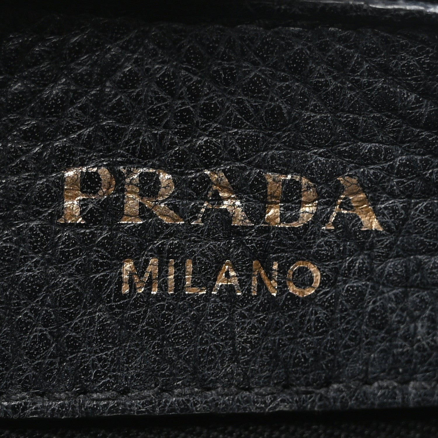 Prada Vitello Phenix Zippered Messenger Hobo Black 6 of 9