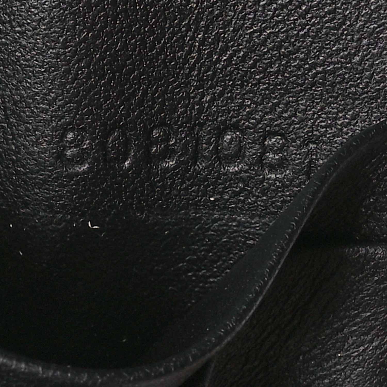 Burberry Grainy Calfskin Chess Card Case Black 8 of 8