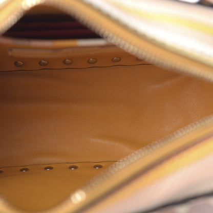 Valentino Garavani Vitello Native Couture 1975 Rockstud Camera Crossbody Bag Orange Multicolor 5 of 9