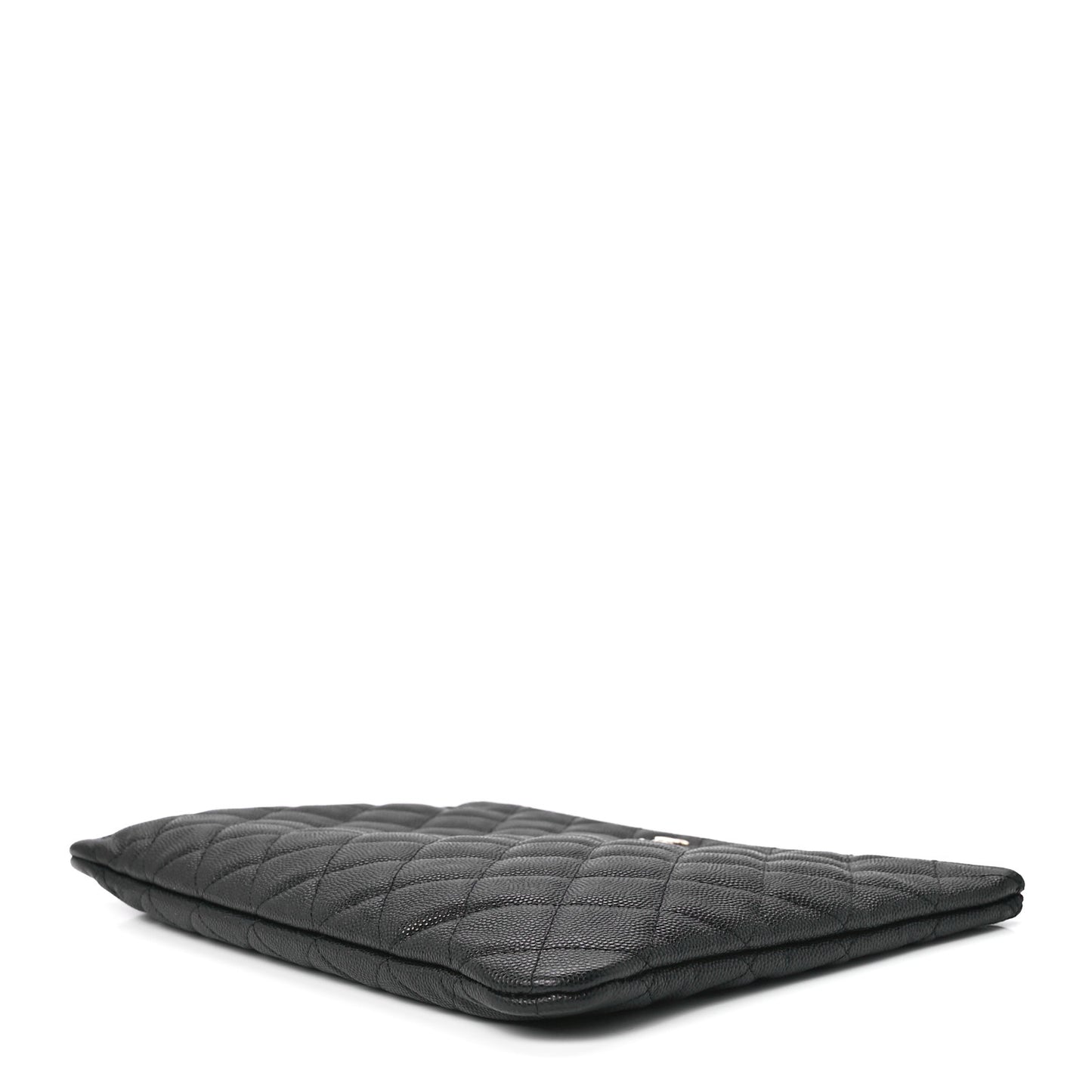 Caviar Quilted Medium Cosmetic Case Black