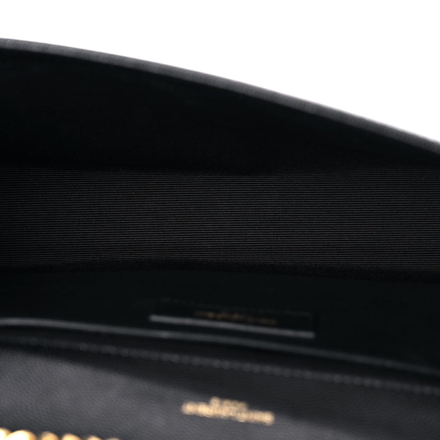 Grain De Poudre Medium Classic Monogram Kate Satchel Black