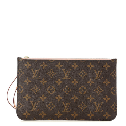 Louis Vuitton Monogram Neverfull MM GM Pochette Rose Ballerine 1 of 7