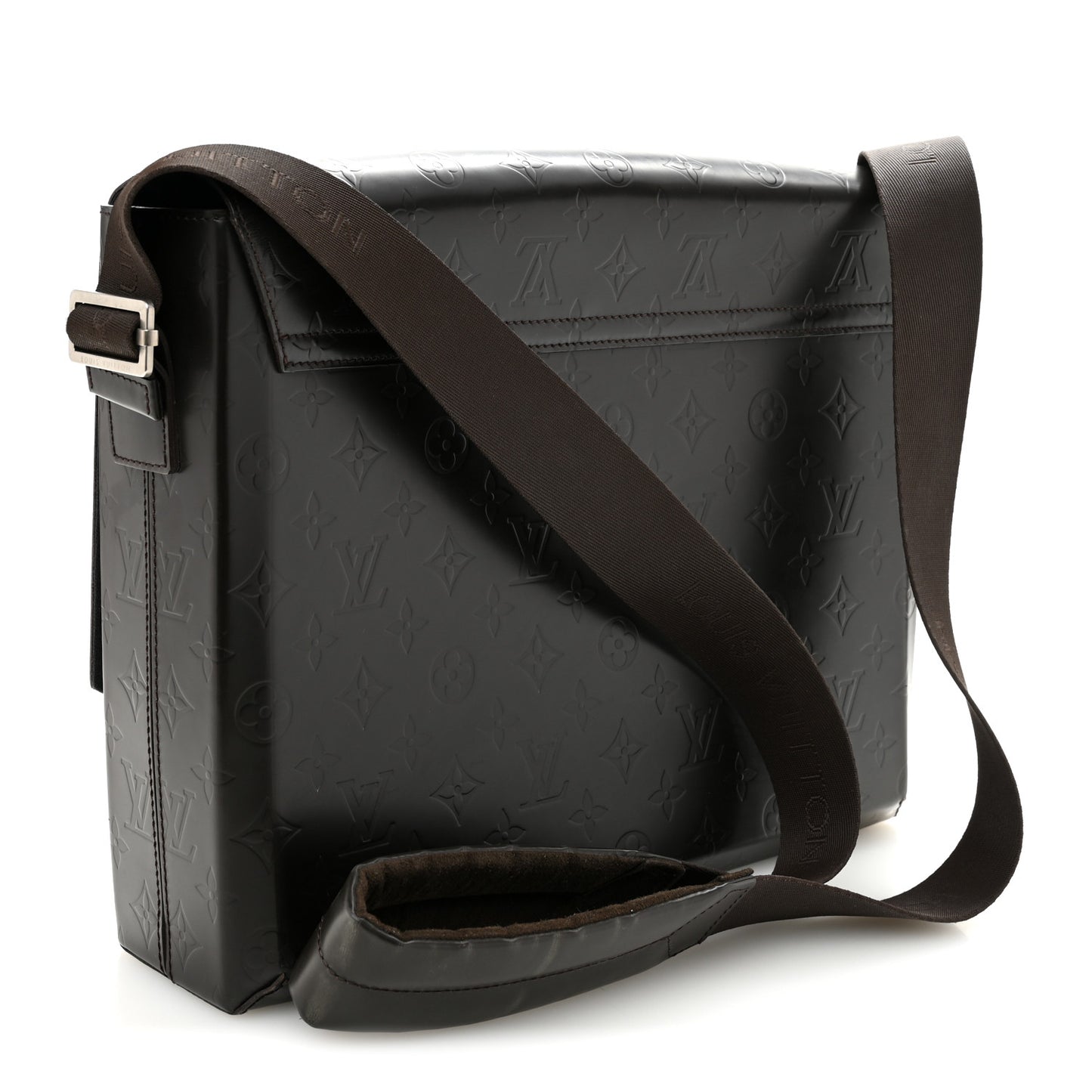 Monogram Glace Fonzie Messenger Bag Cafe