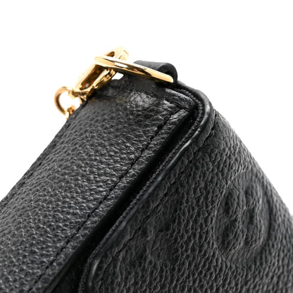 Louis Vuitton Empreinte Pochette Felicie Chain Wallet Black 14 of 15