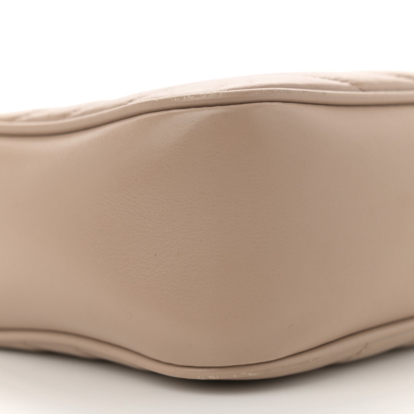 Calfskin Matelasse Monogram Lou Camera Bag Dark Beige