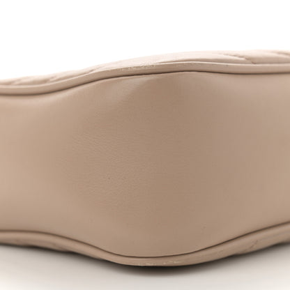 Saint Laurent Calfskin Matelasse Monogram Lou Camera Bag Dark Beige 9 of 13
