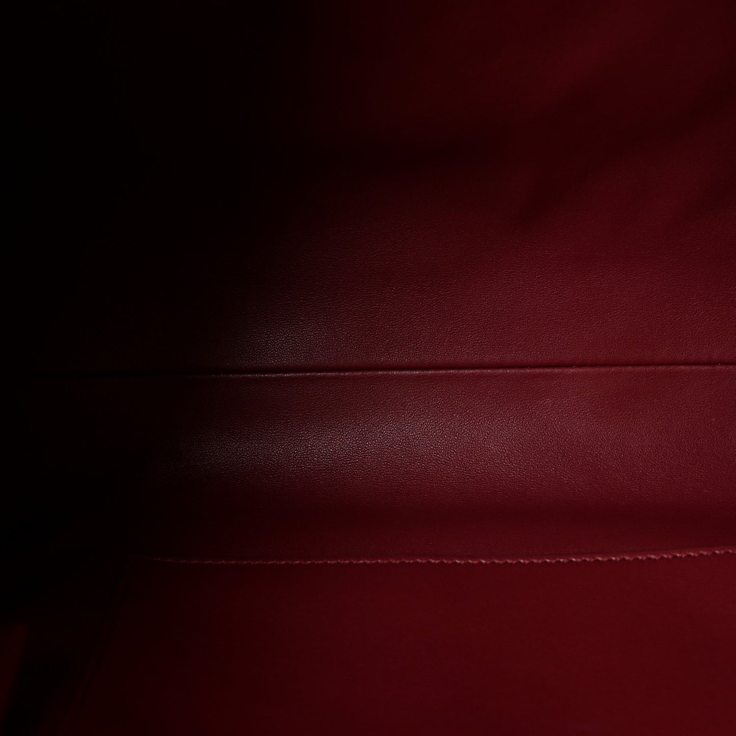 Lambskin Quilted Eyes On You Large Shopping Bag Burgundy