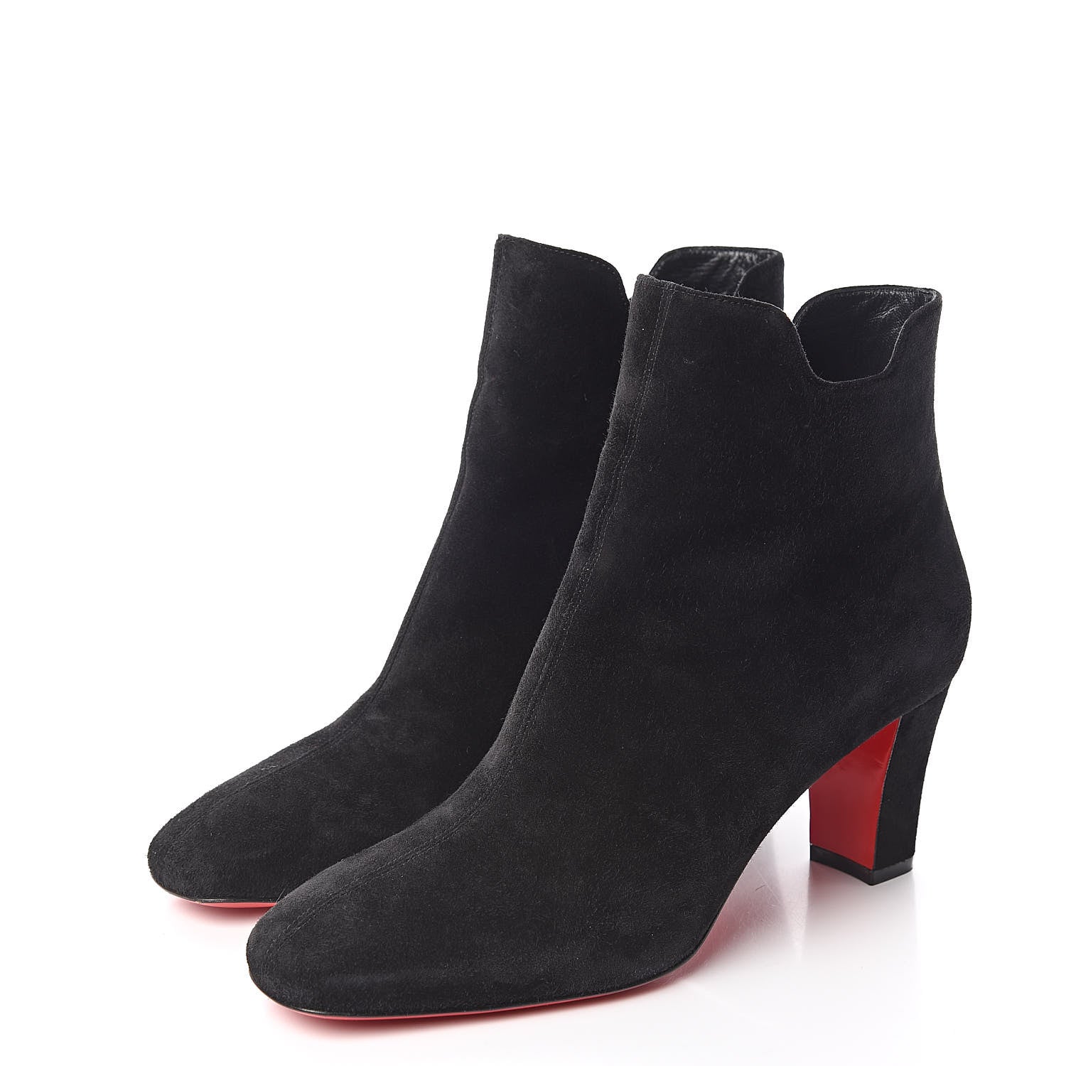 Christian Louboutin Veau Velours Tiagada 70 Ankle Boot 39 Black 3 of 9