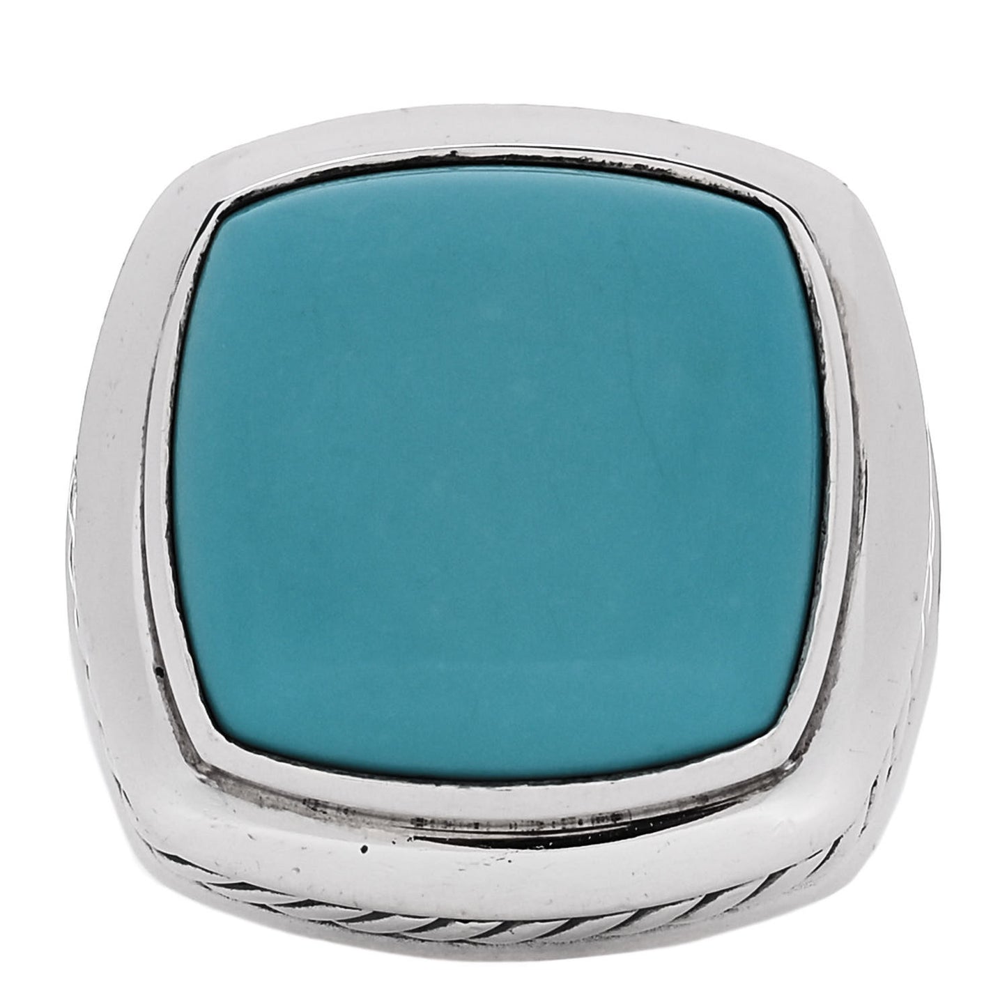 Sterling Silver Turquoise 17mm Albion Ring 54 7
