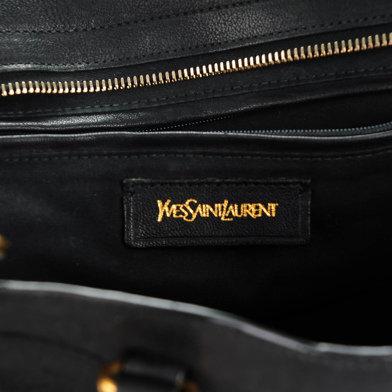 Saint Laurent Sheepskin Small Cabas ChYc Black 6 of 7
