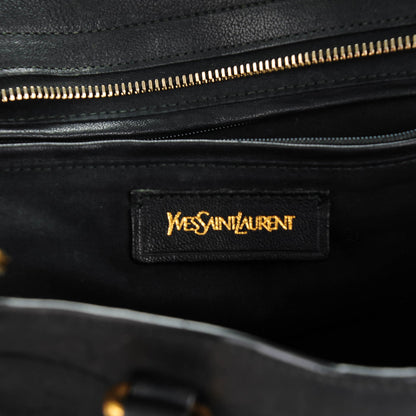 Saint Laurent Sheepskin Small Cabas ChYc Black 6 of 7