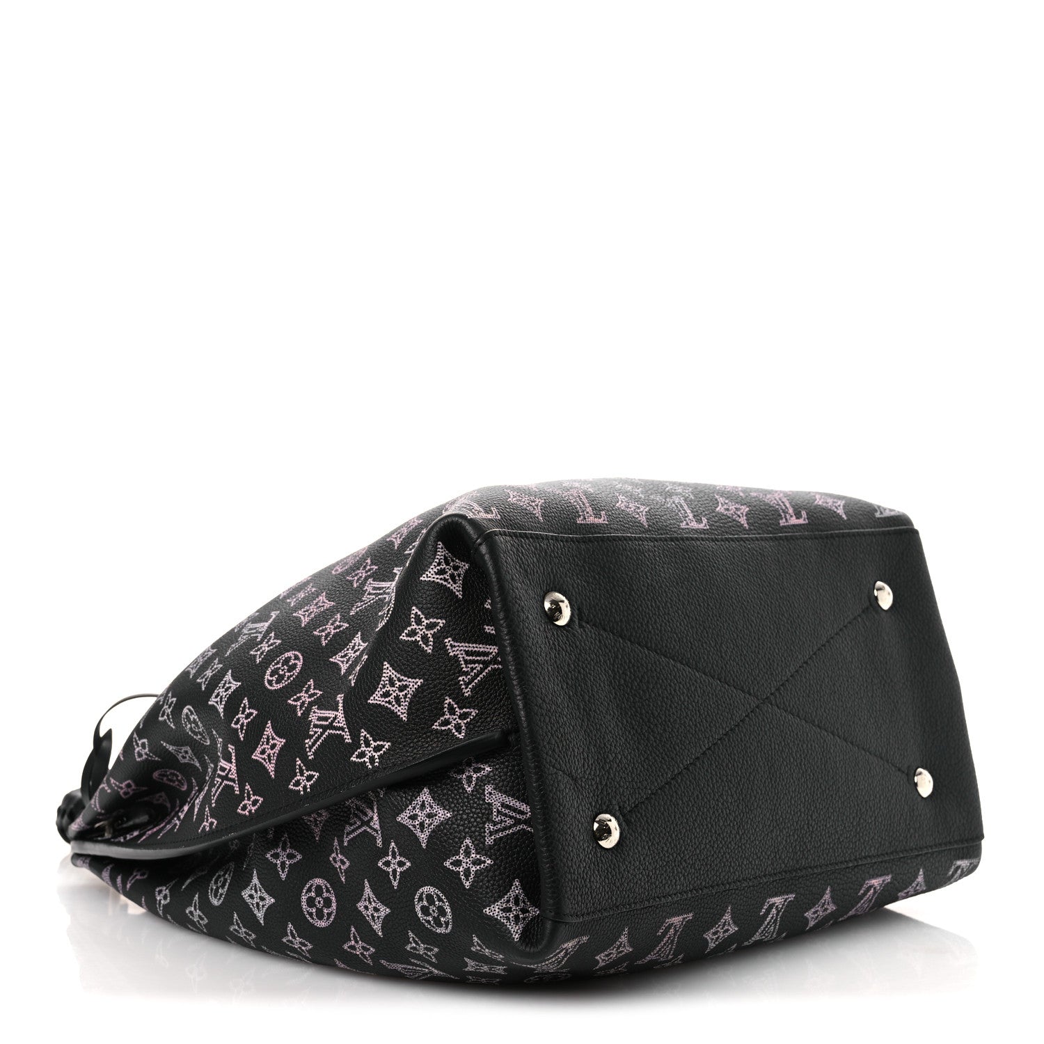Louis Vuitton Mahina Carmel Hobo PM Black 4 of 9