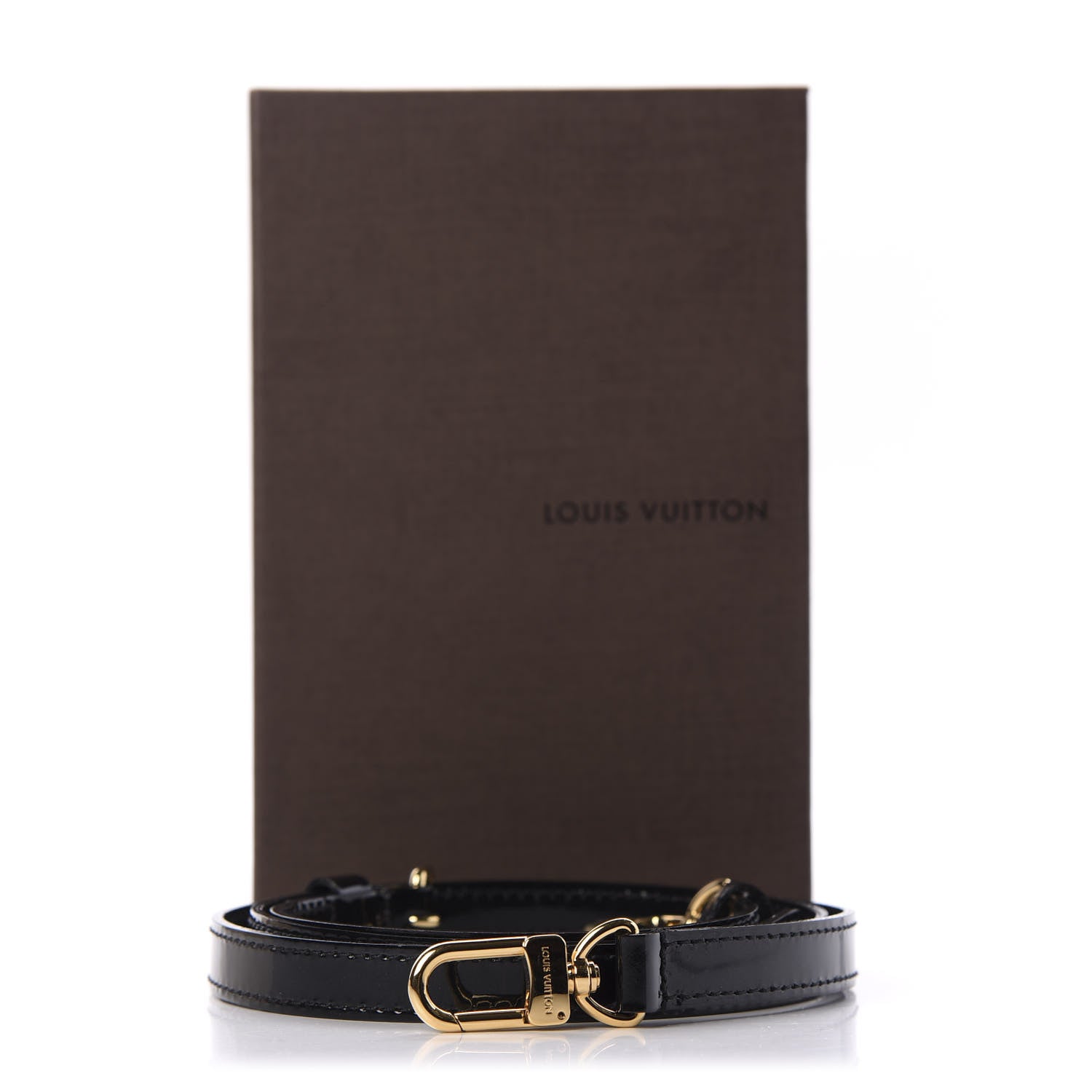 Louis Vuitton Patent 16mm Adjustable Shoulder Strap Black 4 of 4