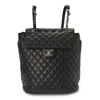 Chanel Calfskin Quilted Large Urban Spirit Backpack Black 1 of 15