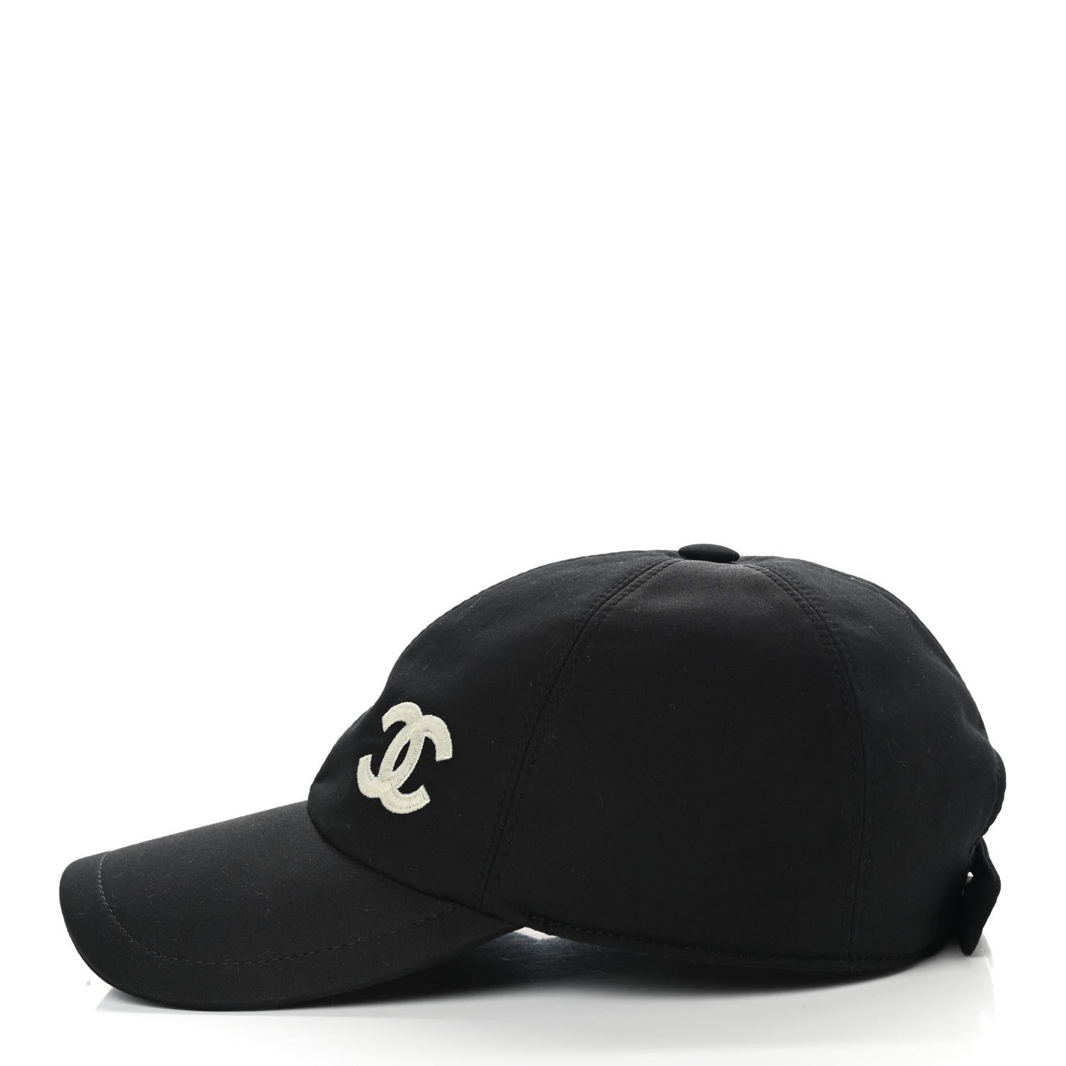 Chanel Cotton CC Cap Hat Black 3 of 8