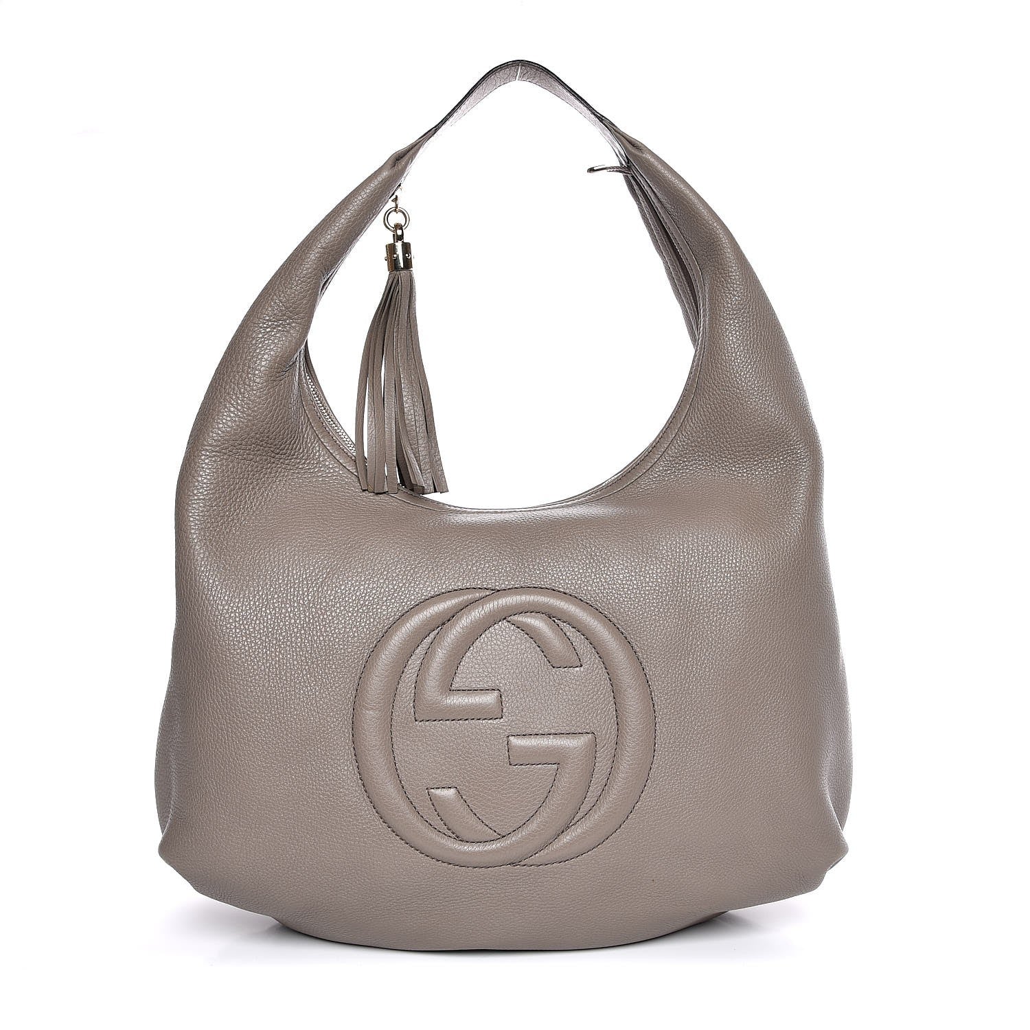 Gucci Pebbled Calfskin Large Soho Hobo New Fango 1 of 9