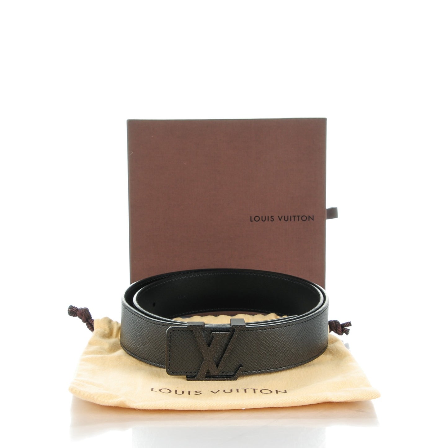Taiga 35 MM LV Initiales Belt 85 34 Ardoise