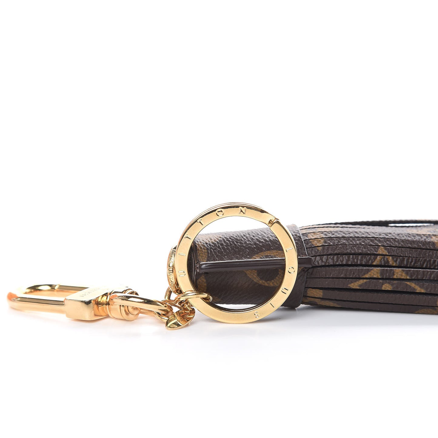 Monogram Tassel Bag Charm