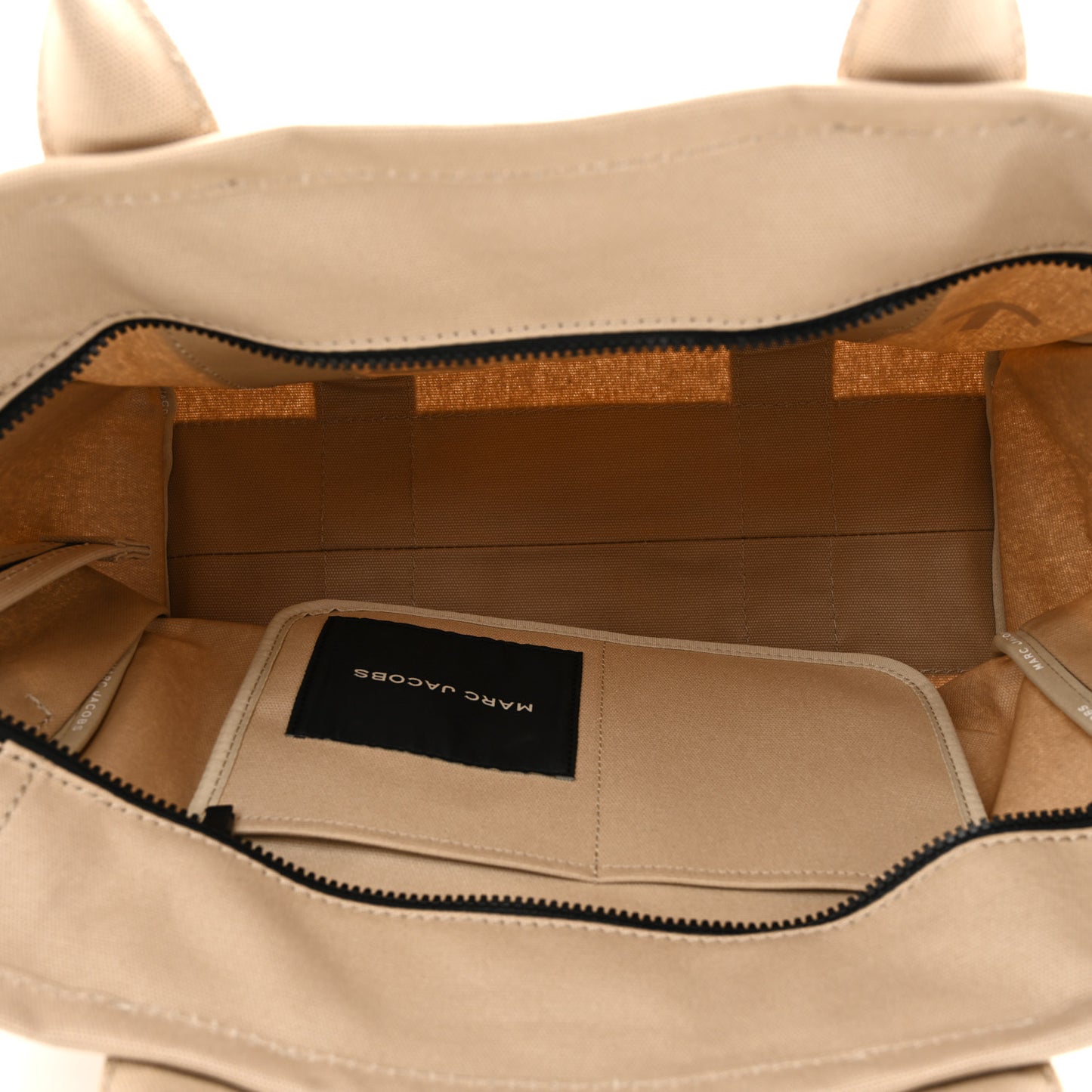 Cotton Canvas Large The Tote Bag Beige
