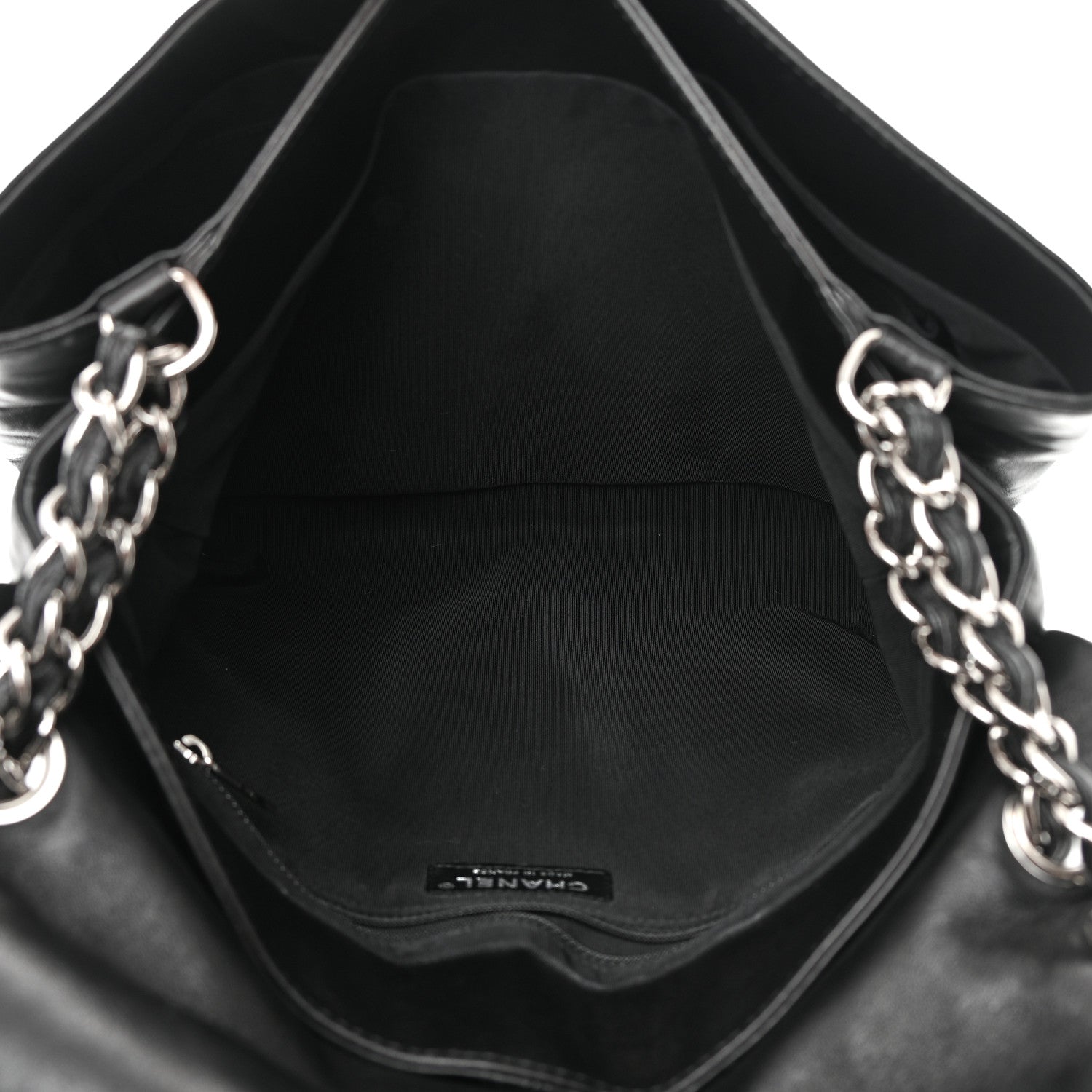 Chanel Calfskin Quilted Large Trianon Messenger Flap Black 5 of 13