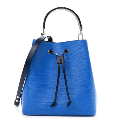 Louis Vuitton Epi NeoNoe MM Lazuli Navy 1 of 10