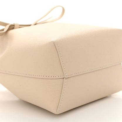 Mansur Gavriel Saffiano Mini Bucket Bag Beige 9 of 10