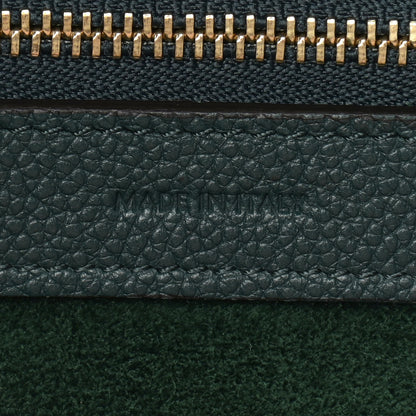 Celine Soft Grained Calfskin Small Belt Cabas Phantom Amazone 7 of 11
