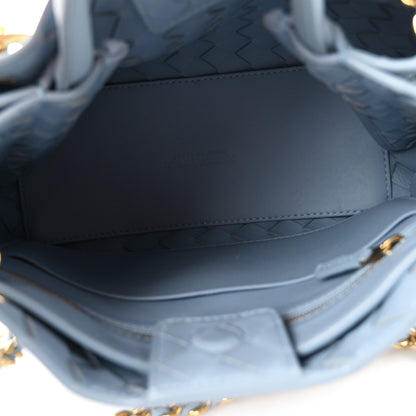 Bottega Veneta Nappa Intrecciato Small Andiamo Shoulder Bag Ice 5 of 9